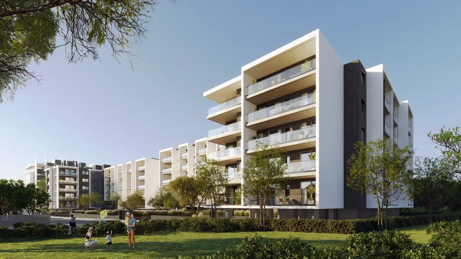 Visualisation: Garden at Flow, a BBF development in Limassol, Cyprus