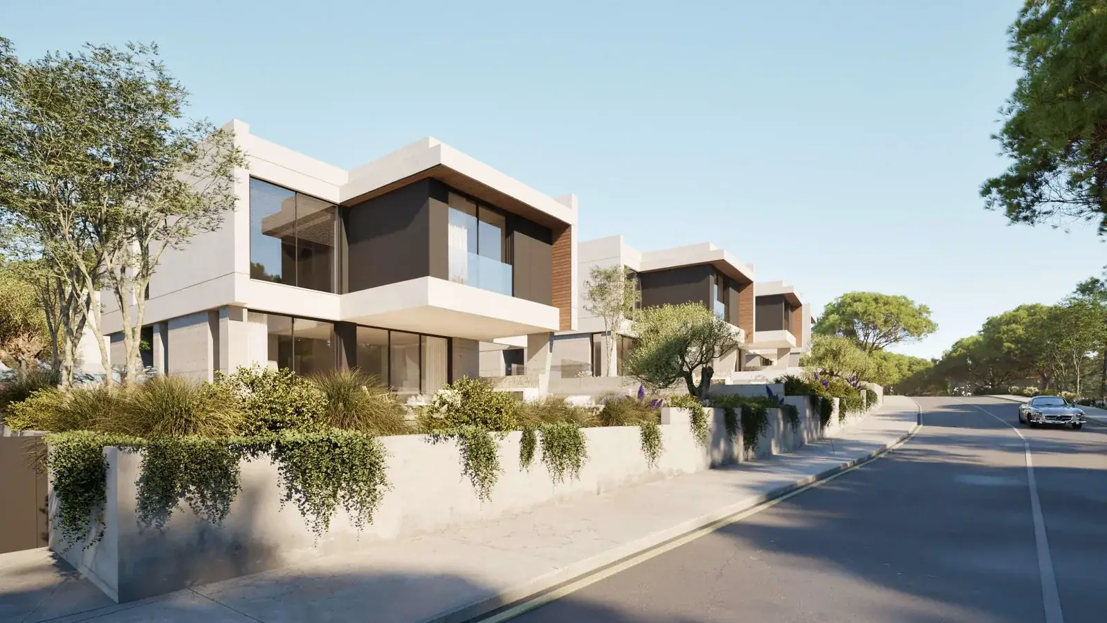 Visualisation: Exterior at Ridge, a BBF development in Limassol, Cyprus