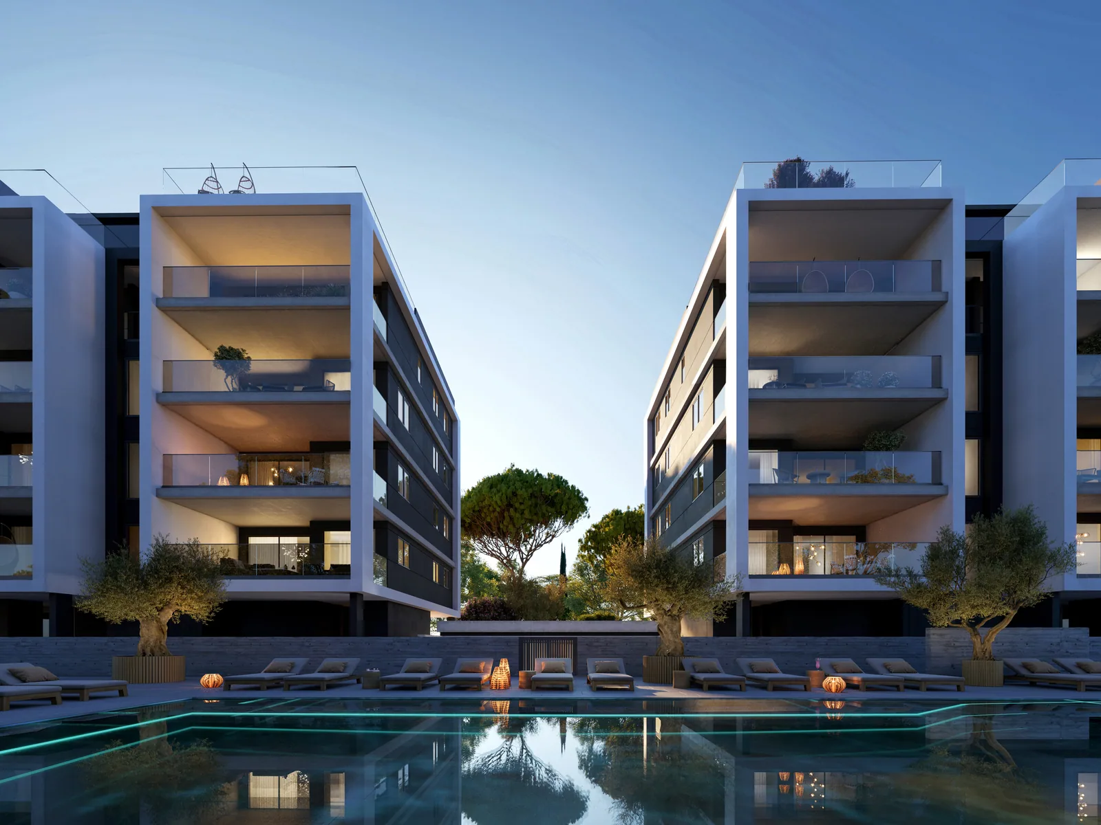 Visualisation: Swimming pool at Vision, a BBF development in Limassol, Cyprus