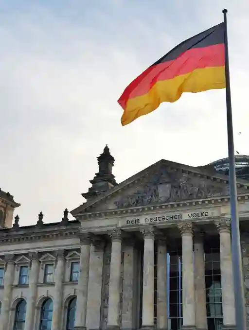 Germany Real Estate German Flag waving